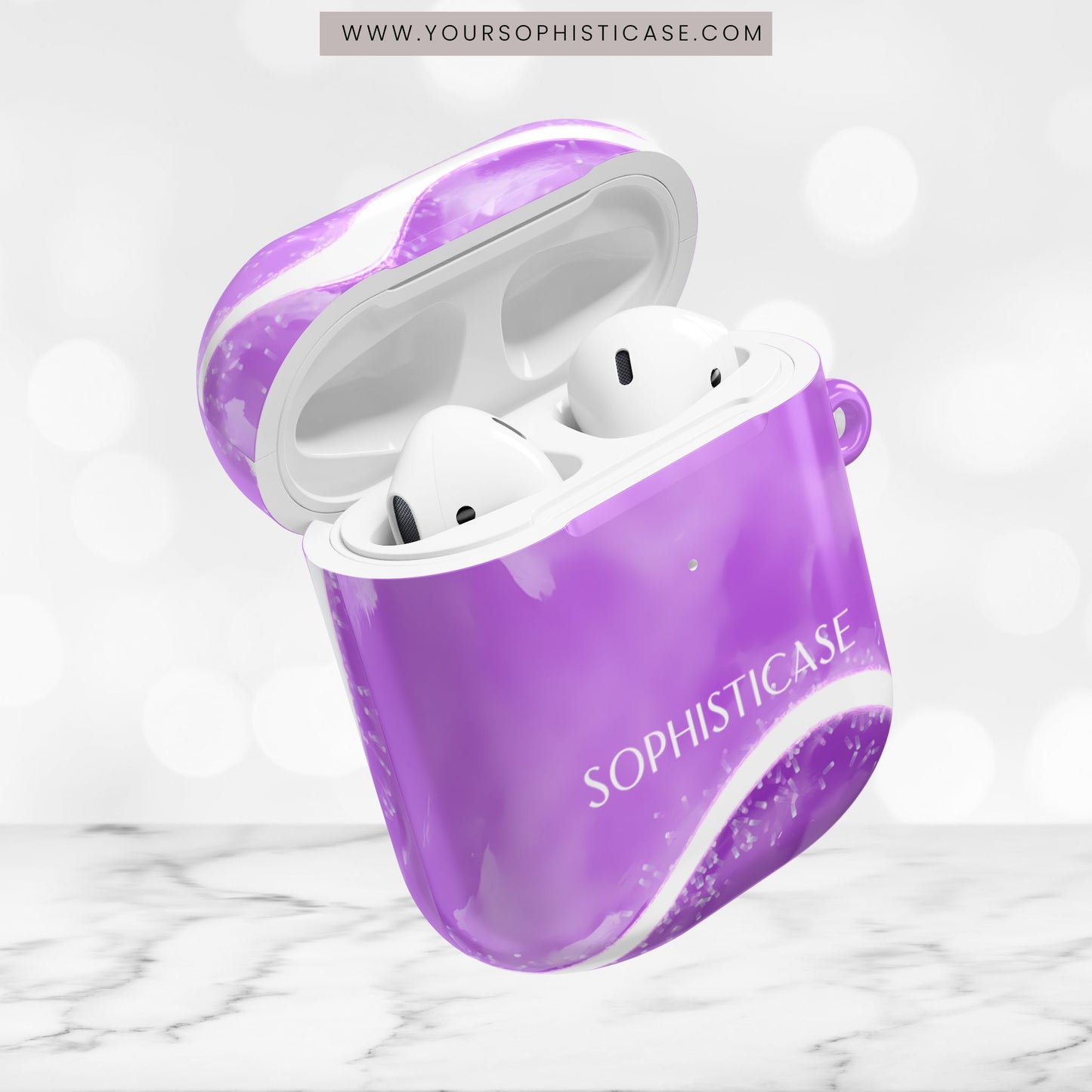 AirPod Cases - Serenity in Purple