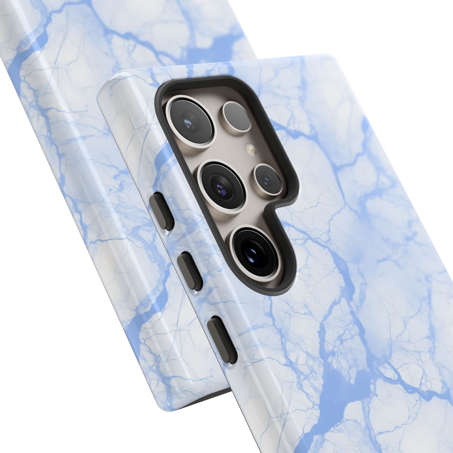 Marble Opulence in Blue - Tough Phone Case