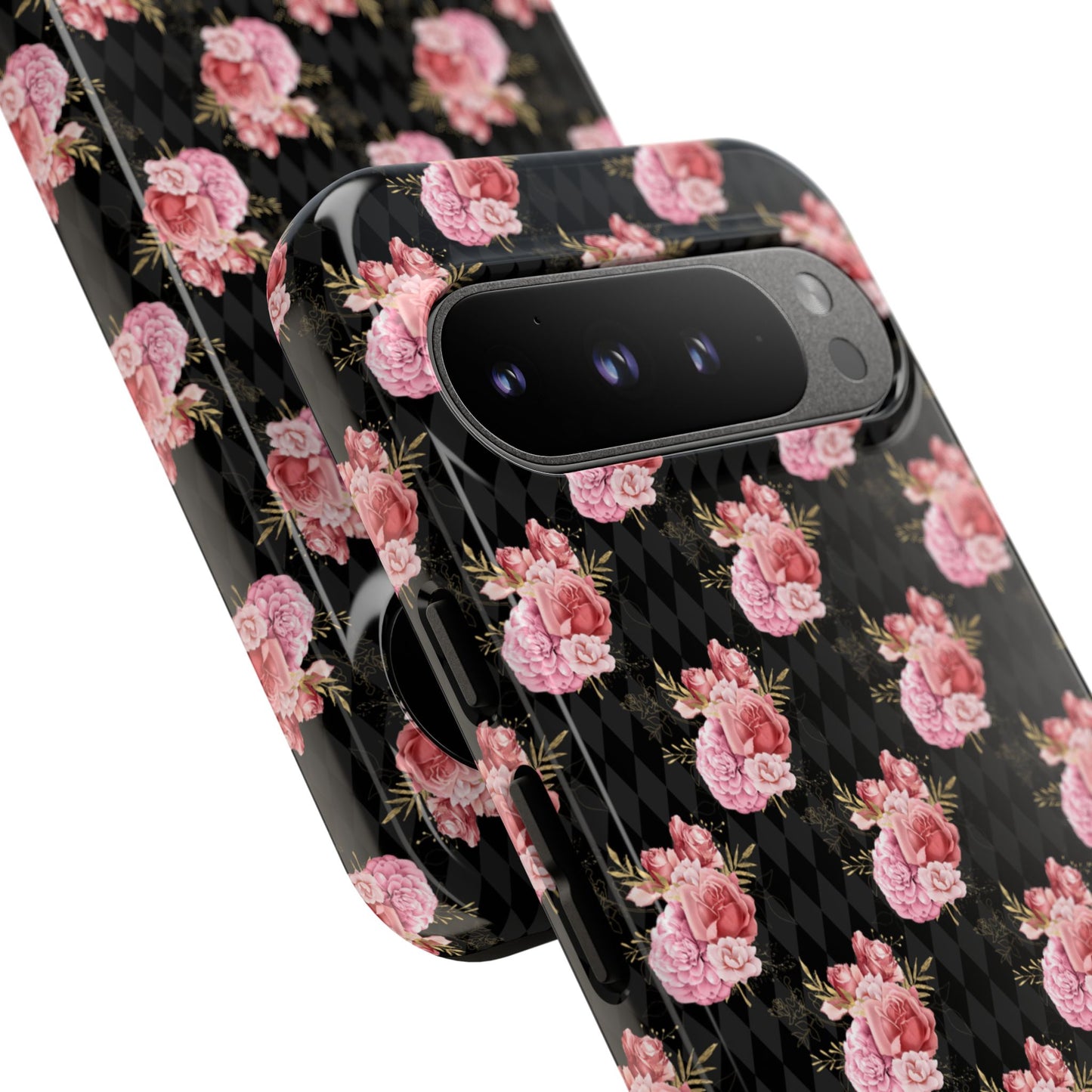 Rose Diamond Romance in Vivienne - Tough Phone Case
