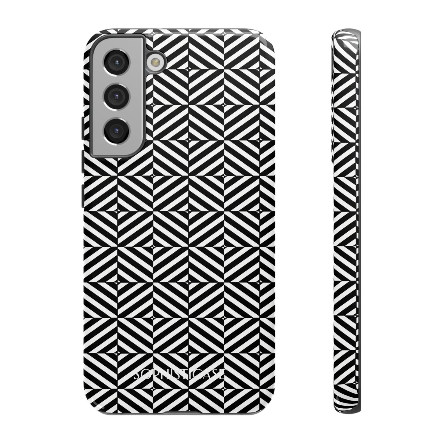 Illusions in Black - Tough Phone Case for Samsung Galaxy