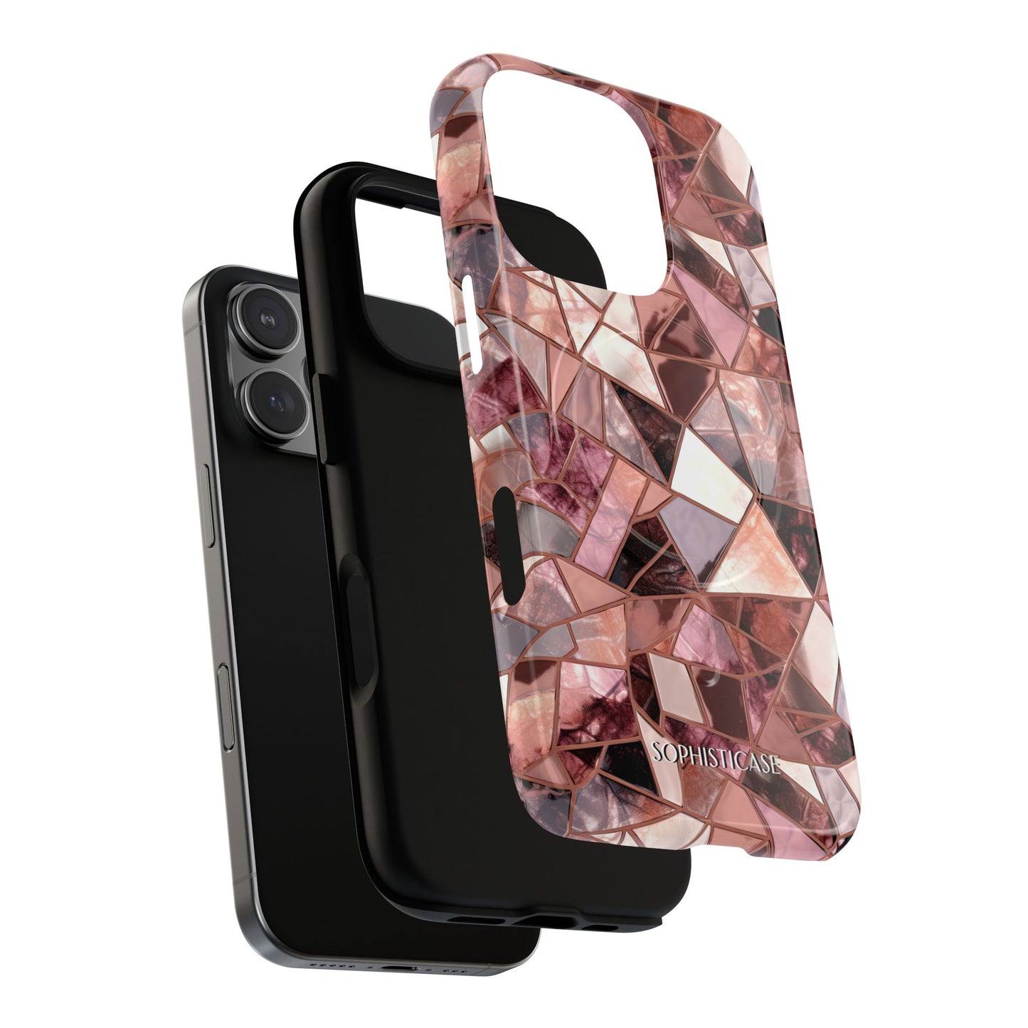 Rose' Runway in Merlot Mosaic - Magsafe Case