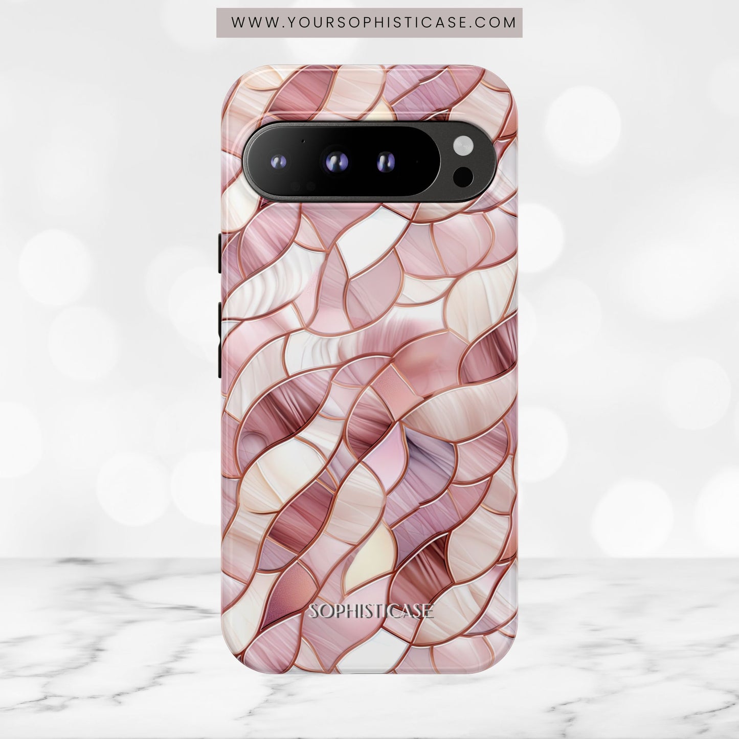 Rose' Runway in Sweet Mosaic - Tough Phone Case