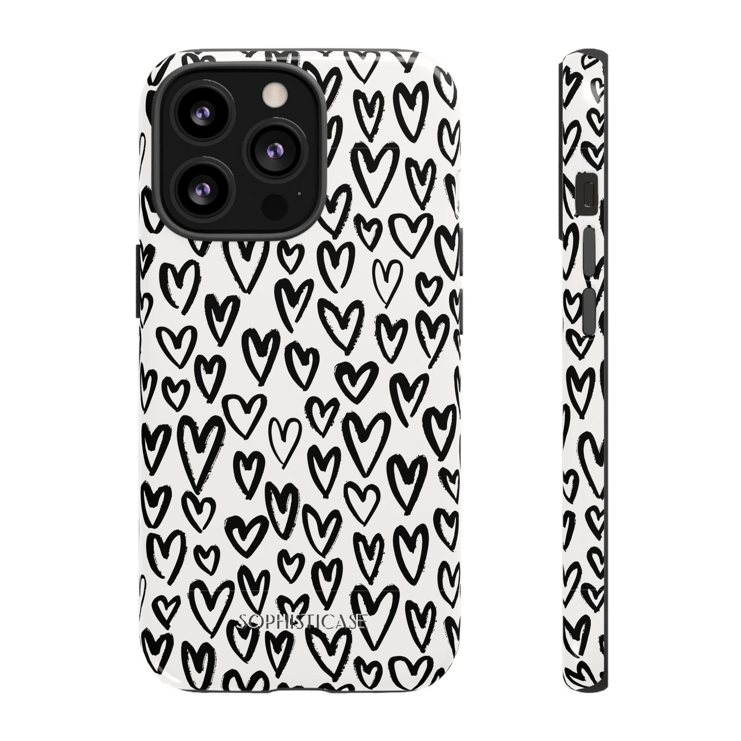 Dark Thoughts in Urban Heart - Tough Phone Case