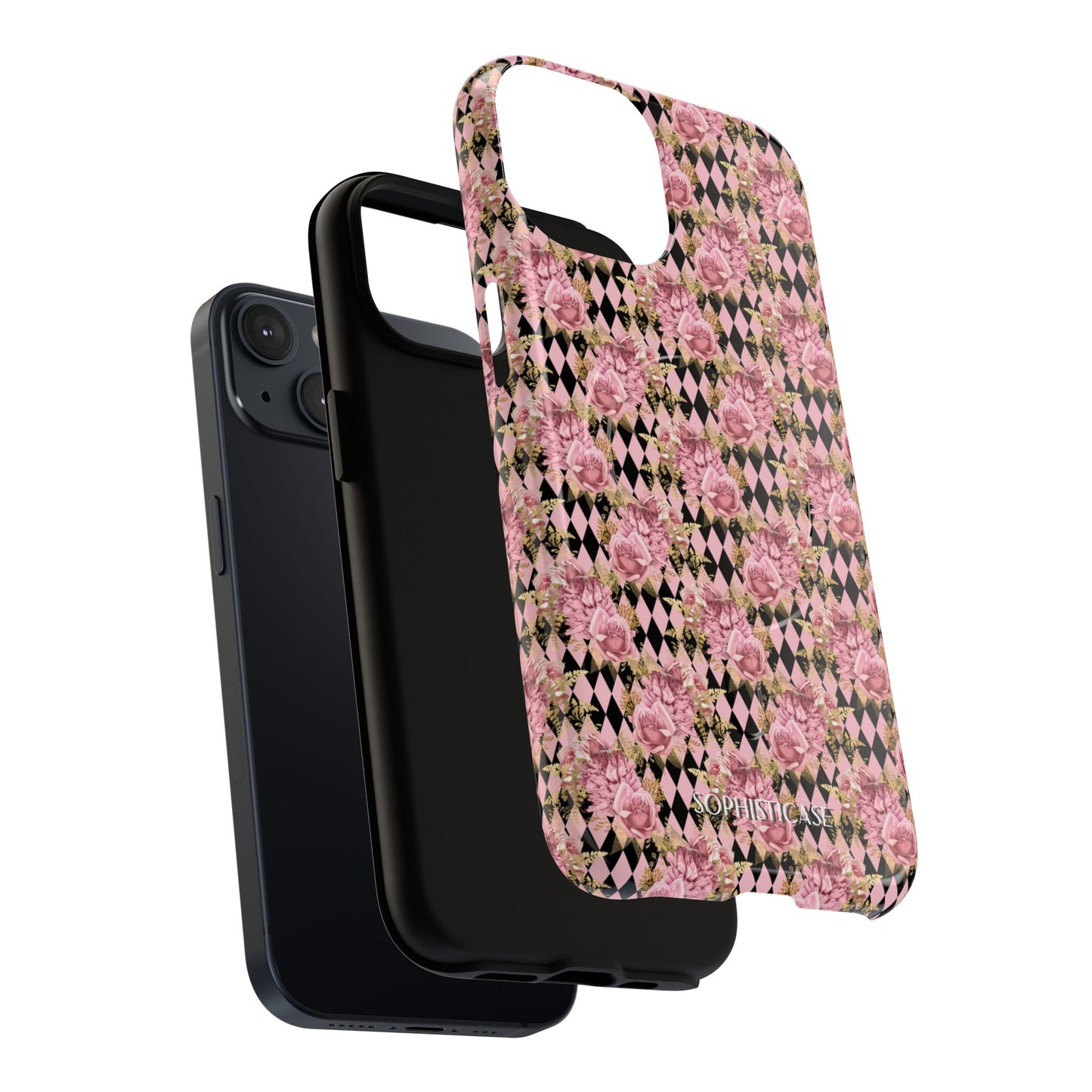 Rose Diamond Romance in Valentina - Magsafe Phone Case