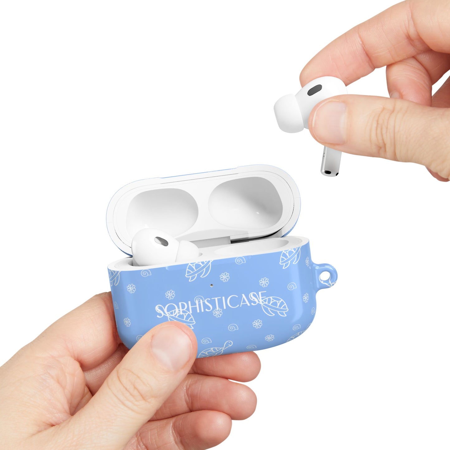 AirPod Cases - Turtle Island in Blue