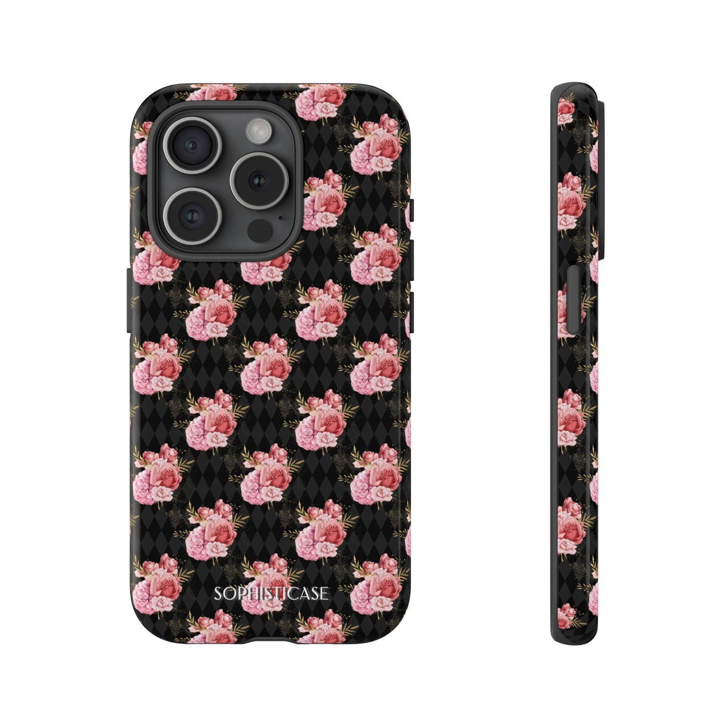 Rose Diamond Romance in Vivienne - iPhone Case