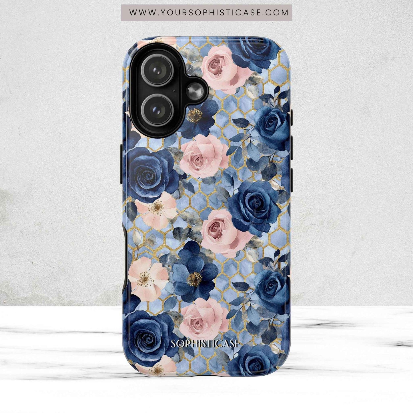 Royal Floral in Gilded Sky - iPhone Magsafe Case