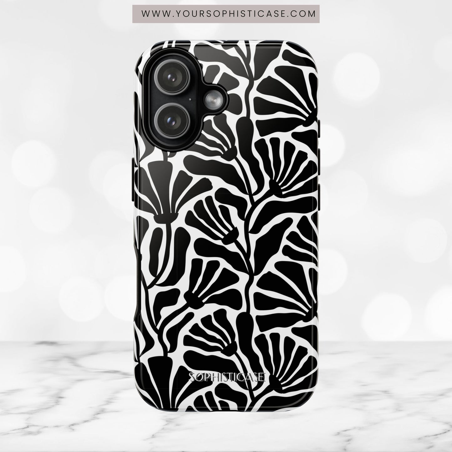 Dark Thoughts in Urban Vine - Tough Phone Case