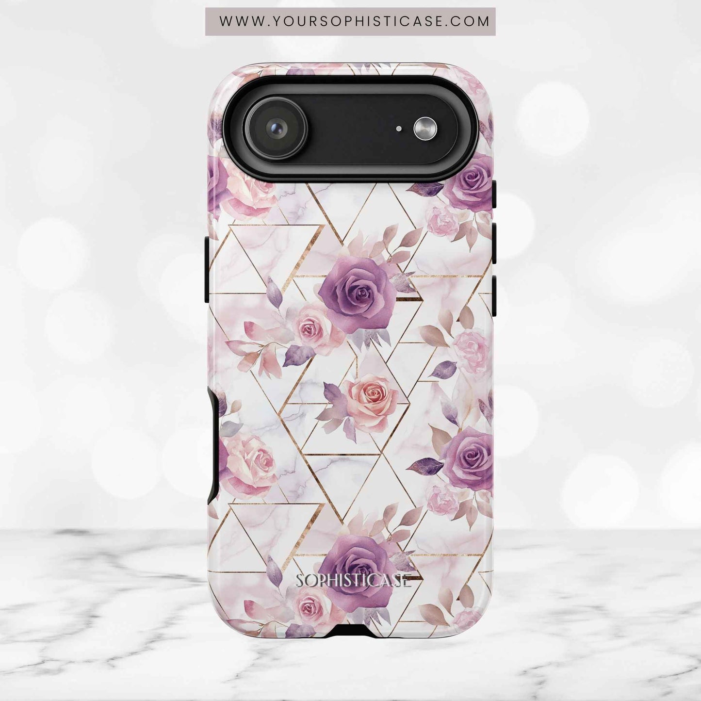 Royal Floral in Rose Royale - Tough Phone Case