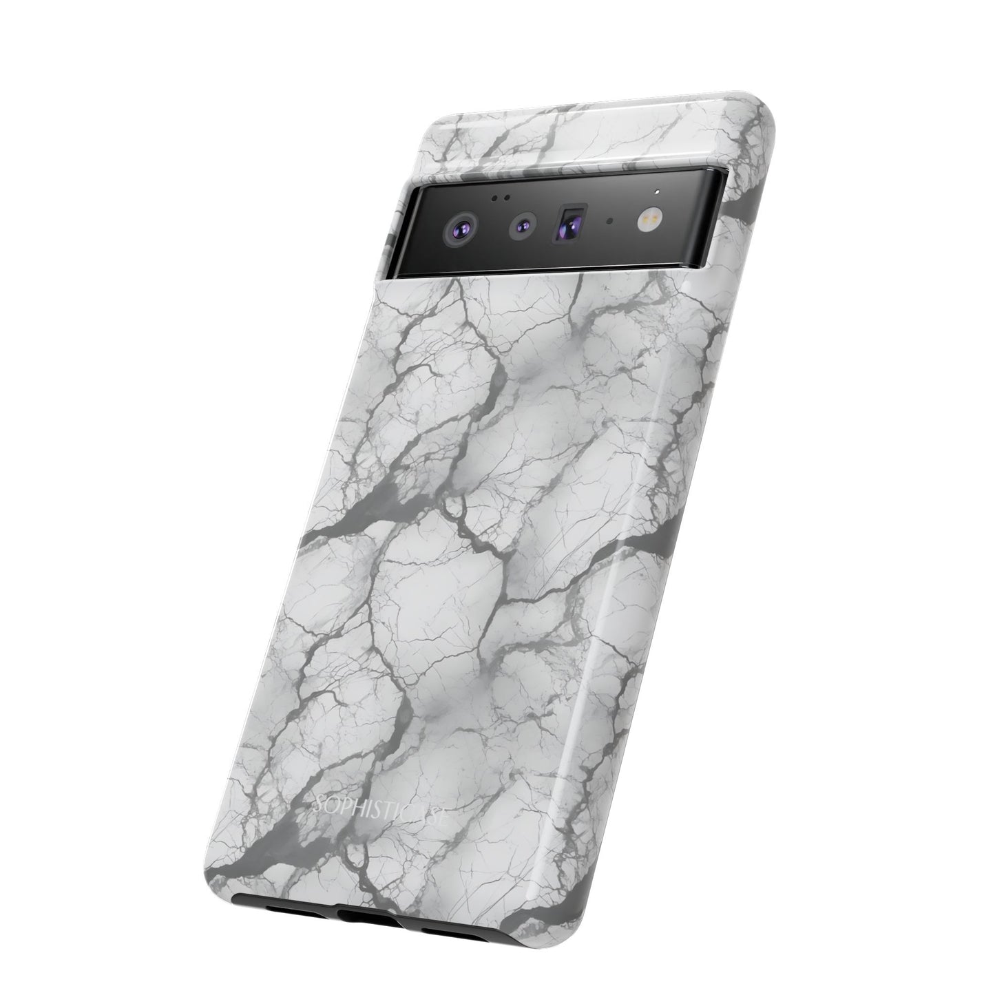 Marble Opulence in Charcoal Grey - Google Pixel Case