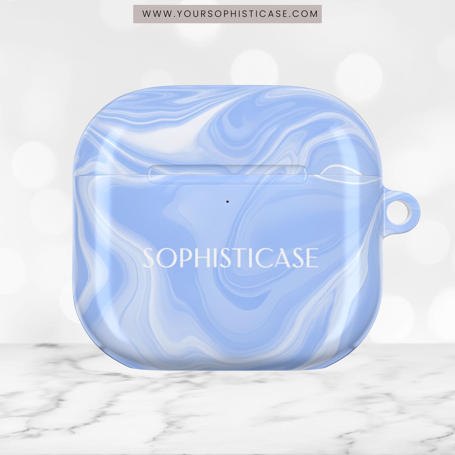 AirPod Cases - Liquid Dreams in Smoke Blue
