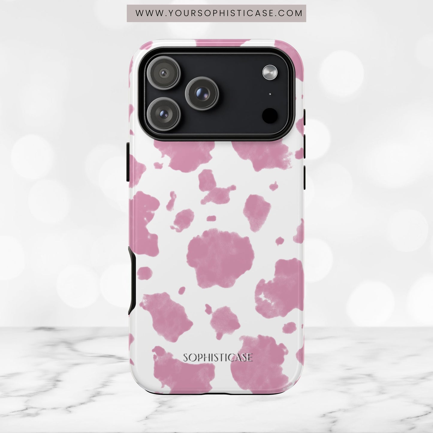 Holy Cow in Pink - iPhone Case
