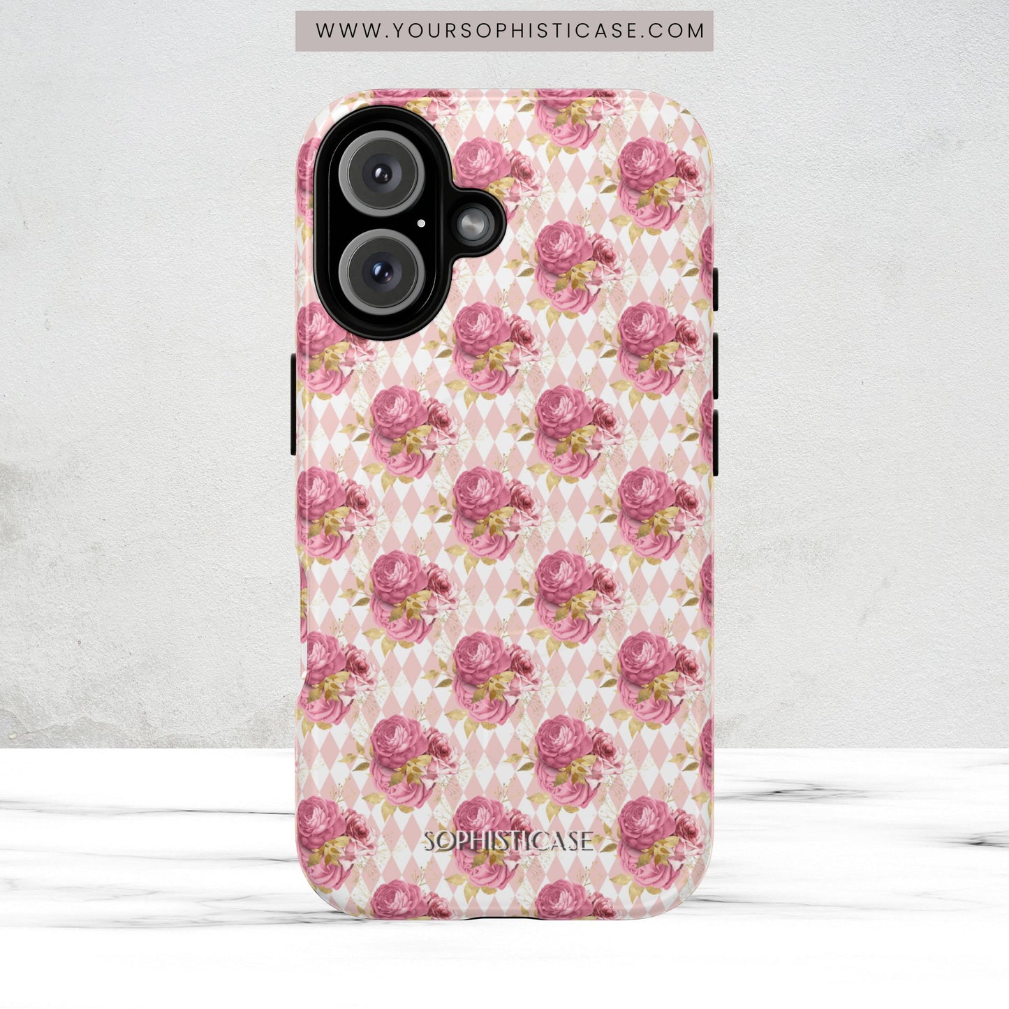 Rose Diamond Romance in Sienna - Magsafe Case