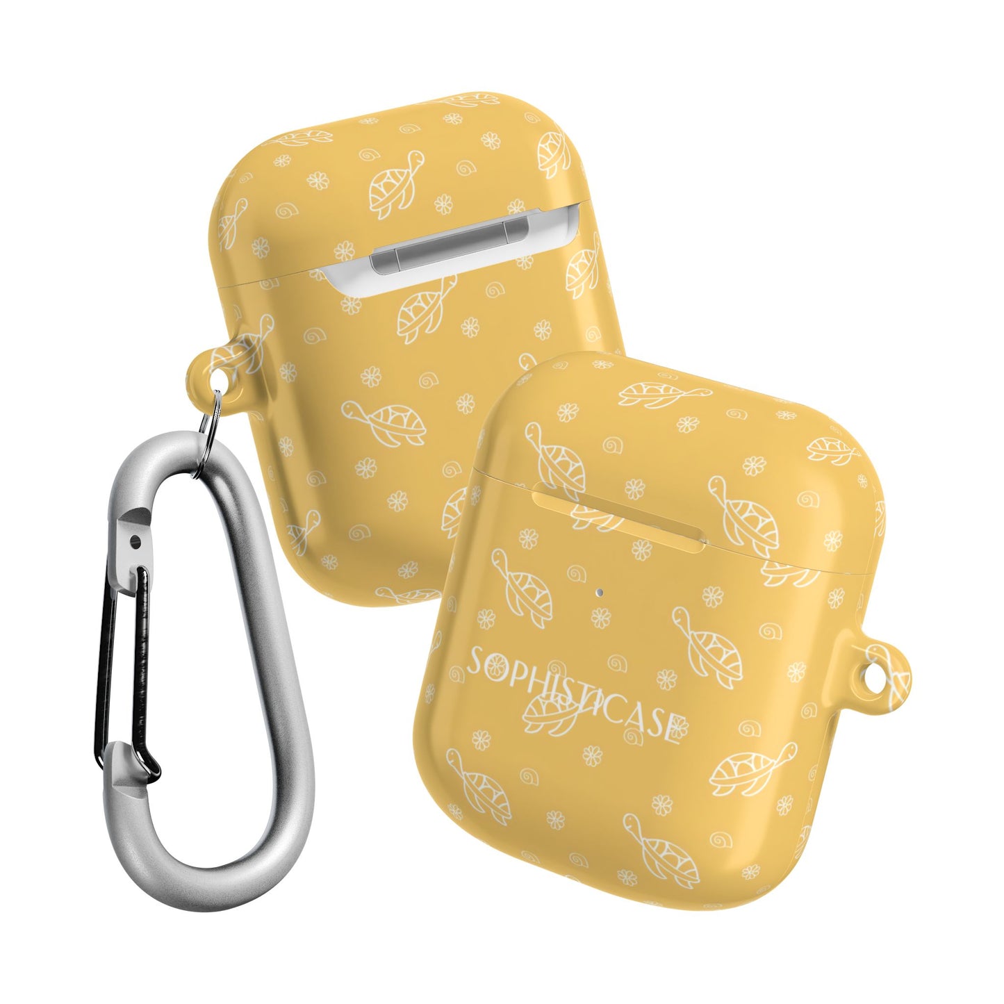 AirPod Cases - Turtle Island in Yellow