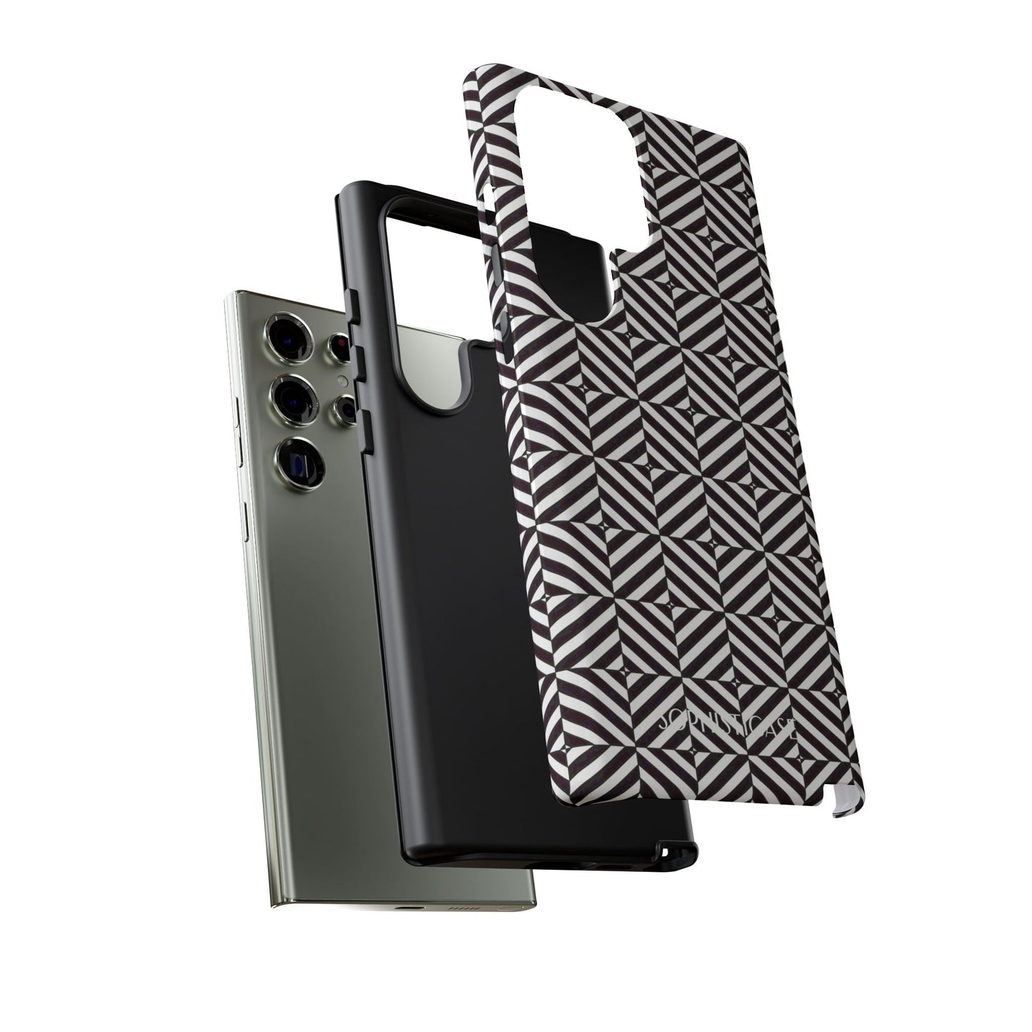 Illusions in Black - Tough Phone Case for Samsung Galaxy