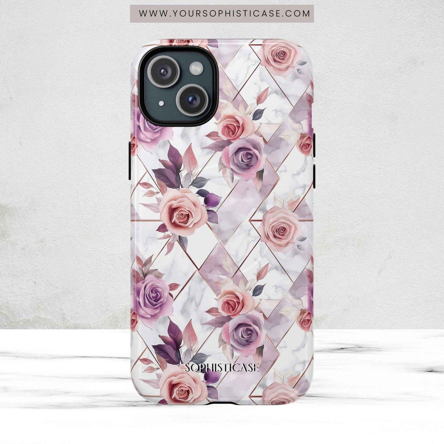 Royal Floral in Blush Manor - iPhone Magsafe Case