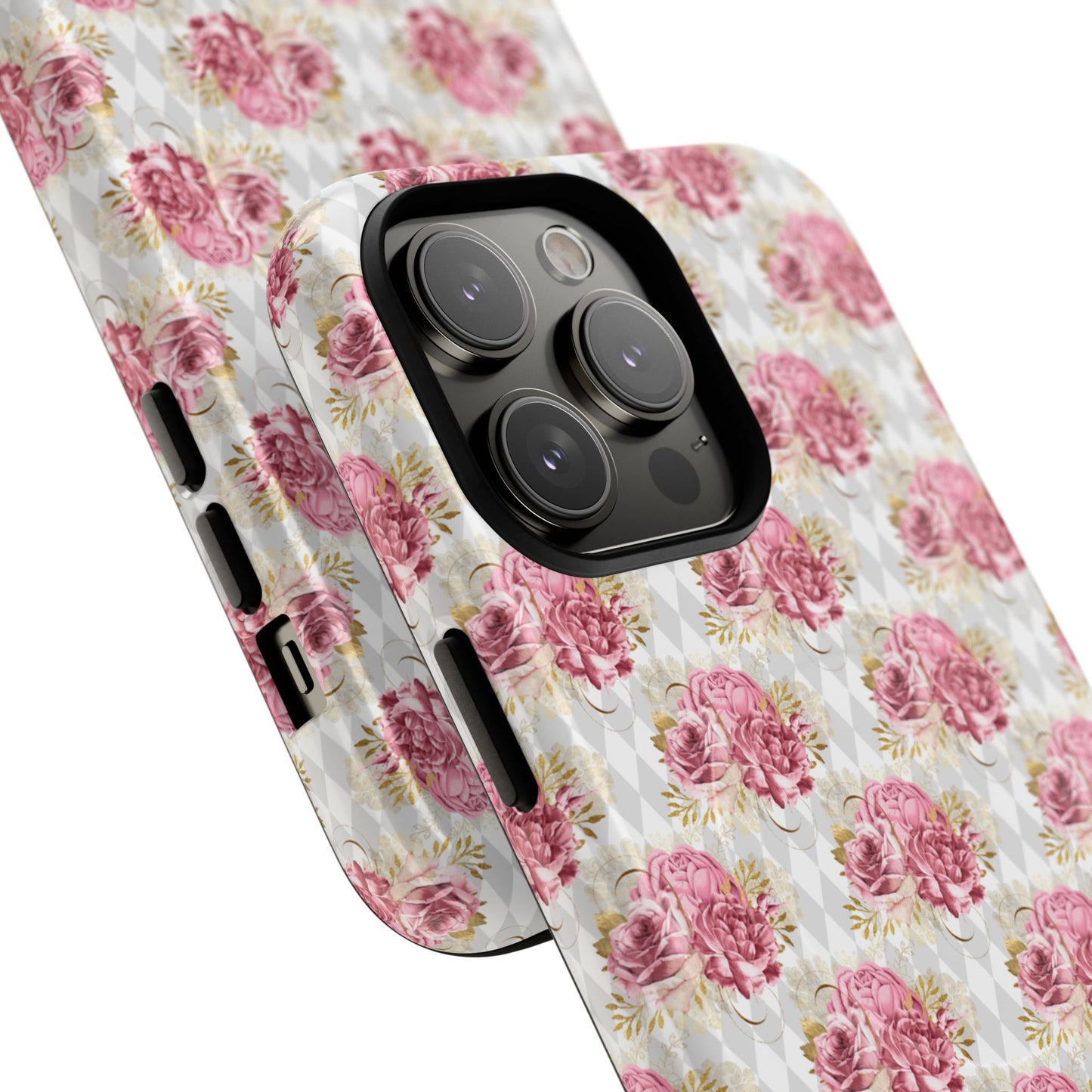 Rose Diamond Romance in Colette - Magsafe Phone Case