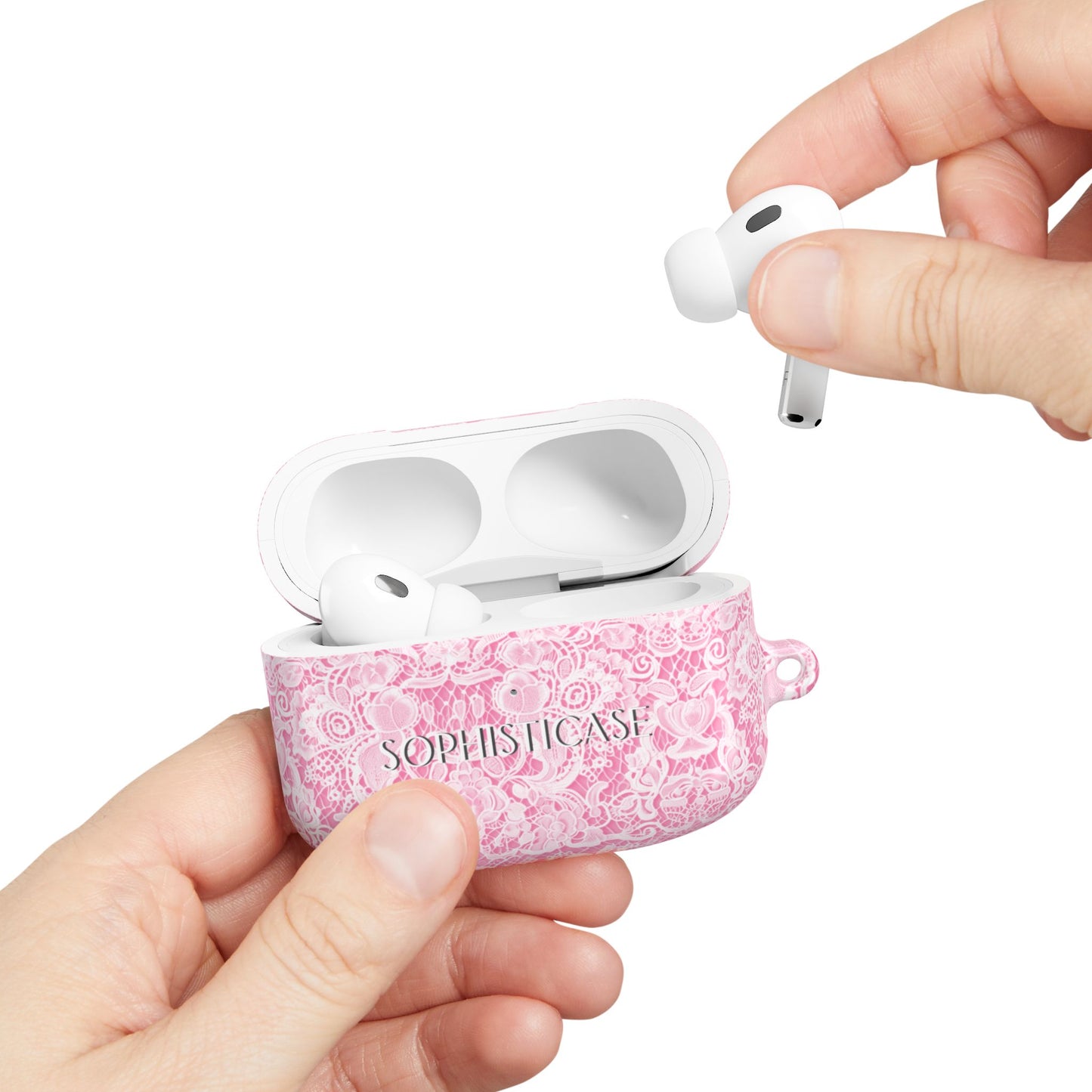 AirPod Cases - Luxe Lace in Pink