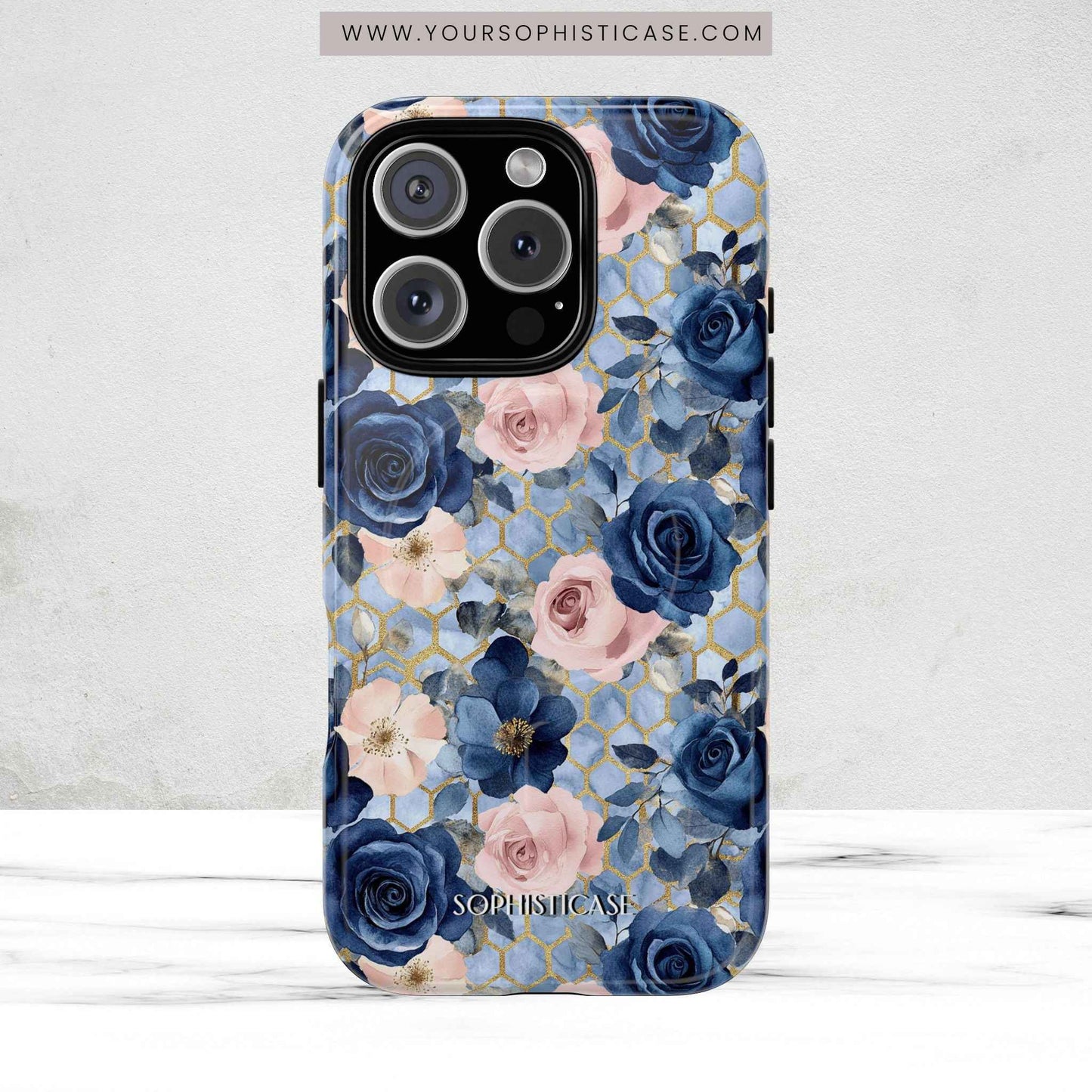 Royal Floral in Gilded Sky - iPhone Magsafe Case