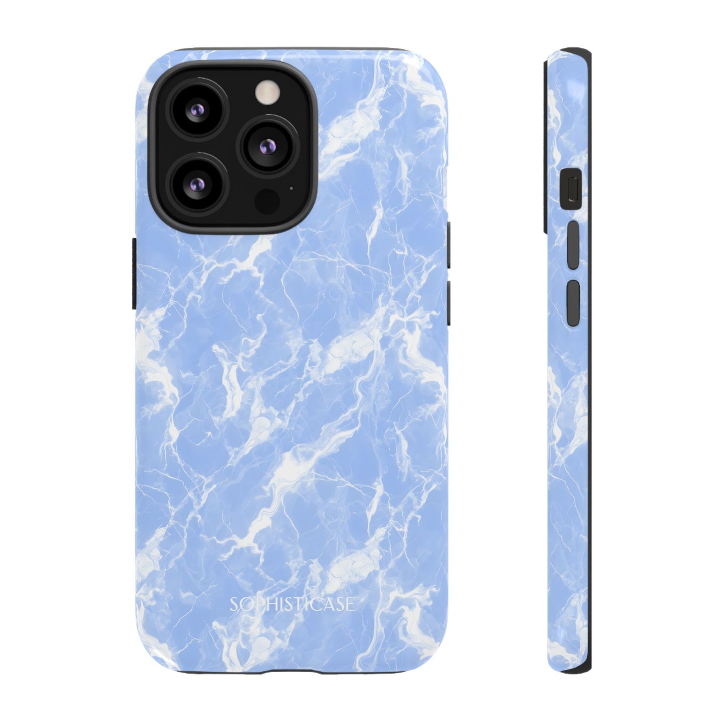 Marble Crush in Blue - Tough Phone Case