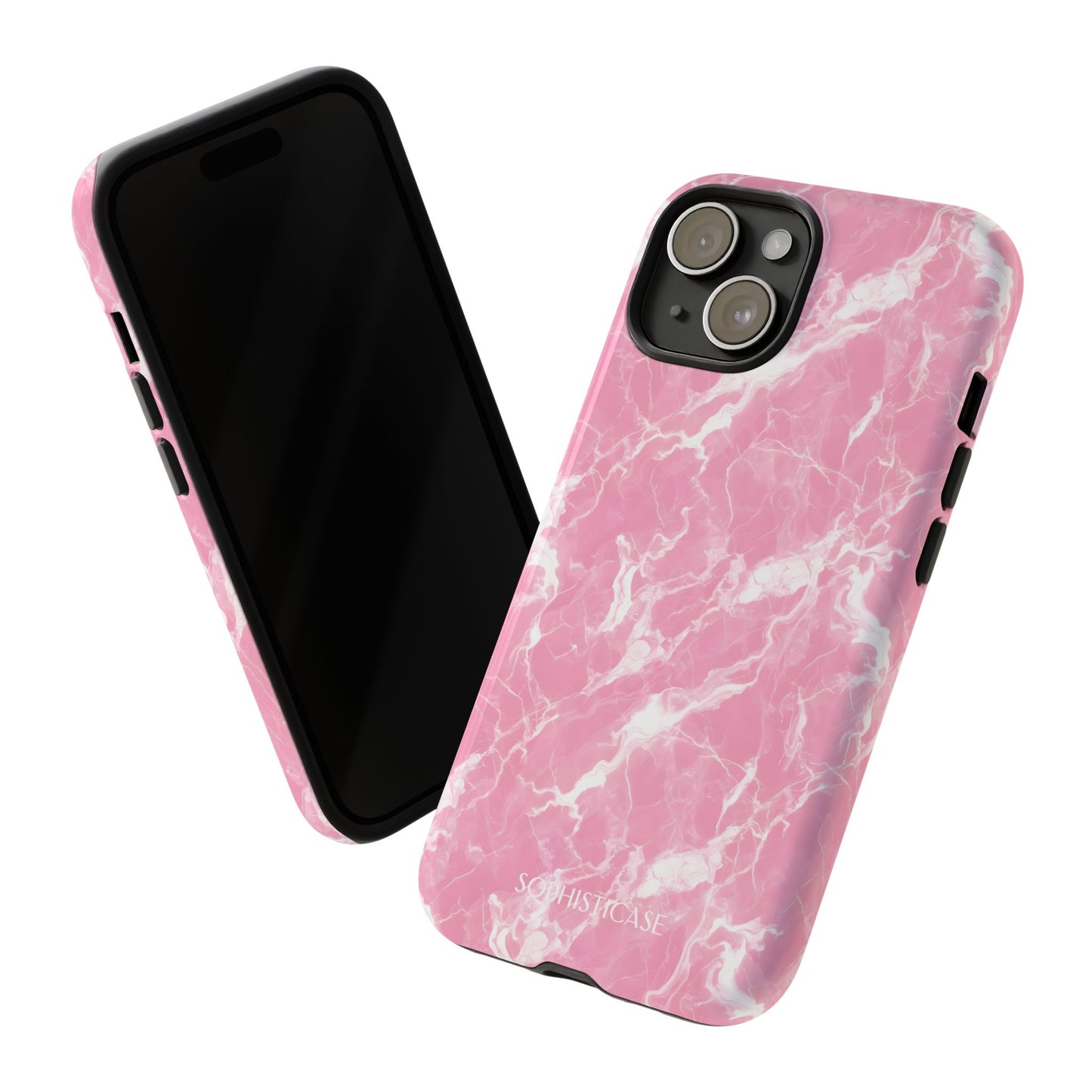 Marble Crush in Pink - iPhone Case