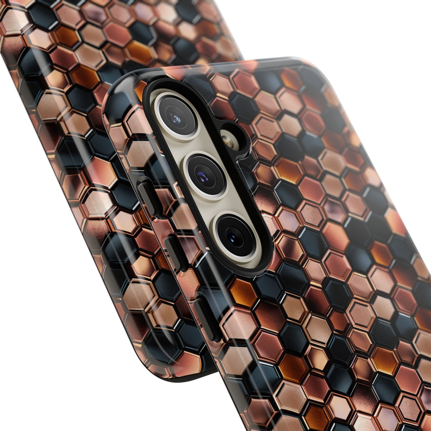 Rose' Runway in Honeycomb Mosaic - Tough Phone Case