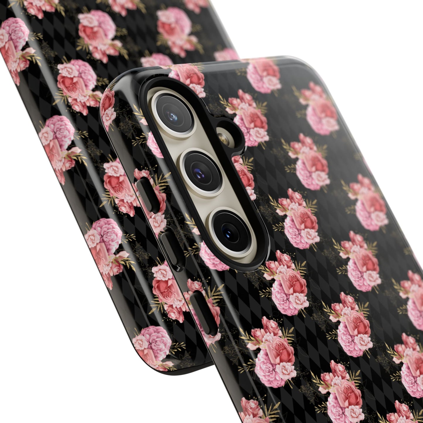 Rose Diamond Romance in Vivienne - Tough Phone Case