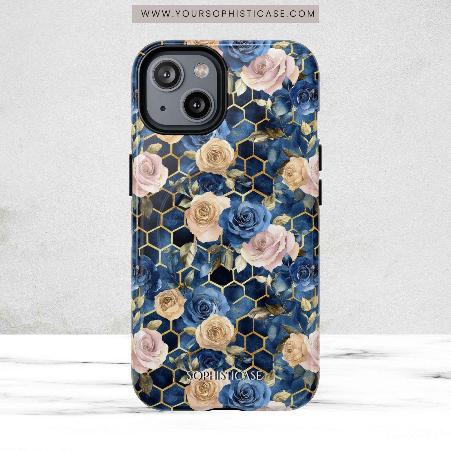 Royal Floral in Midnight Rose - iPhone Magsafe Case