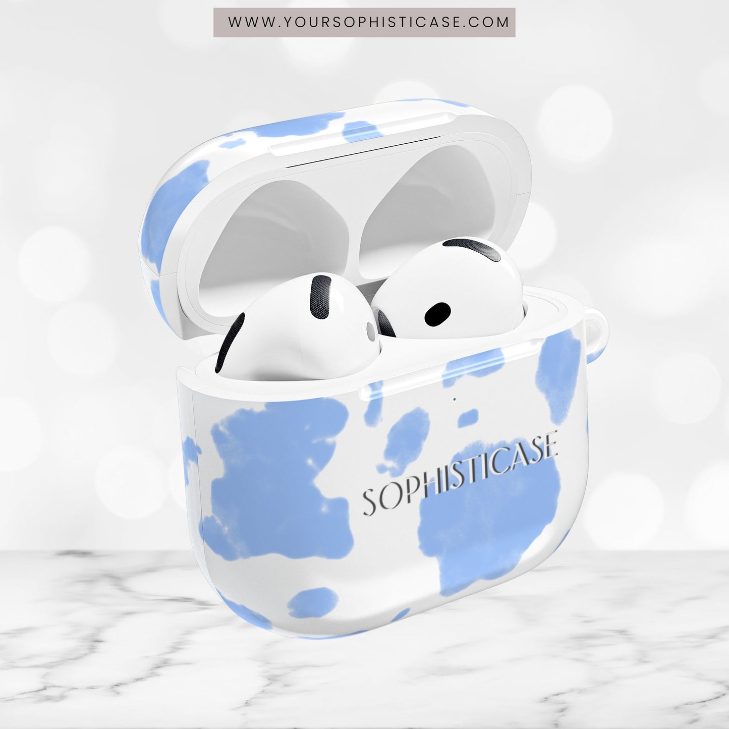 AirPod Cases - Holy Cow in Blue