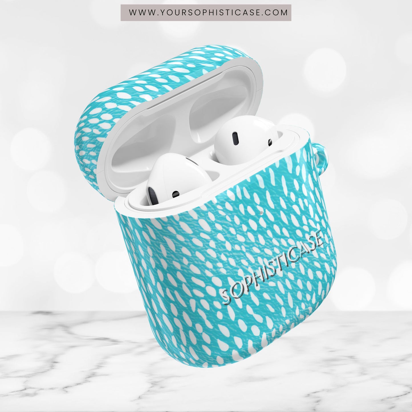 AirPod Cases - Oh Deer! in Aqua