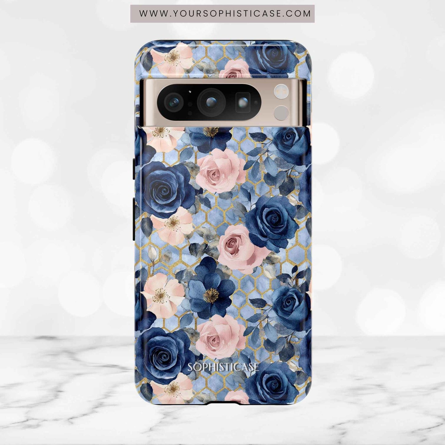 Royal Floral in Gilded Sky - Tough Phone Case
