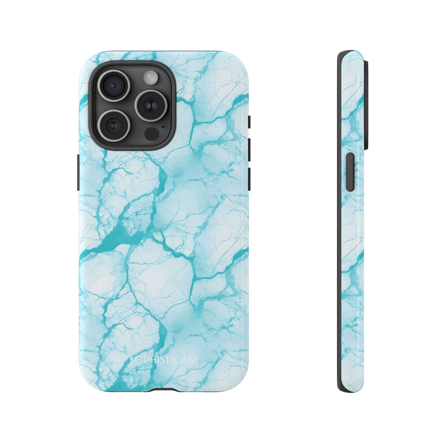 Marble Opulence in Aqua - iPhone Magsafe Case