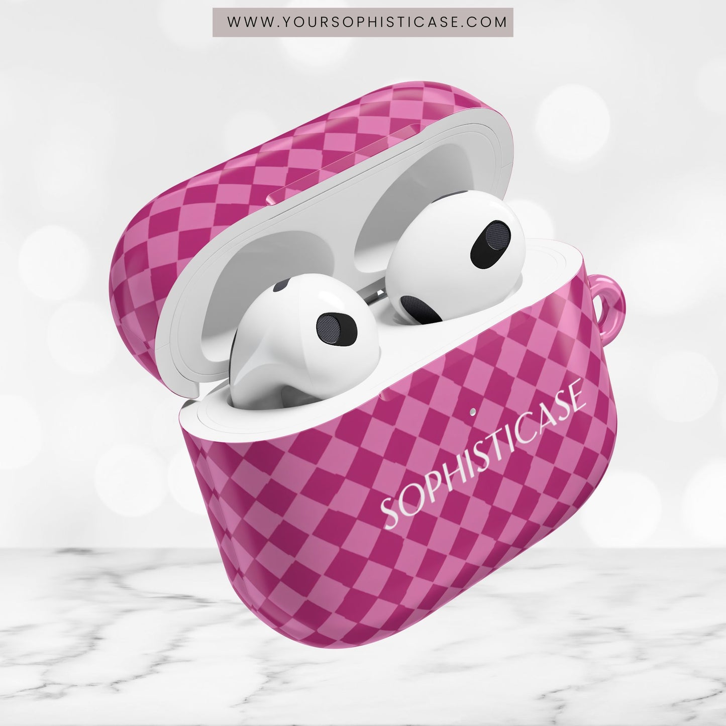 AirPod Cases - Diamond Diva in Plum