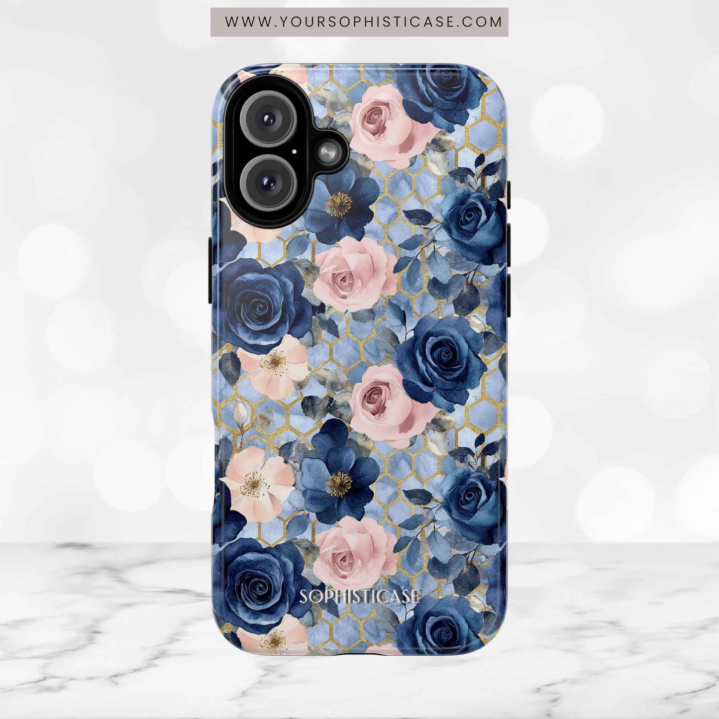 Royal Floral in Gilded Sky - Tough Phone Case