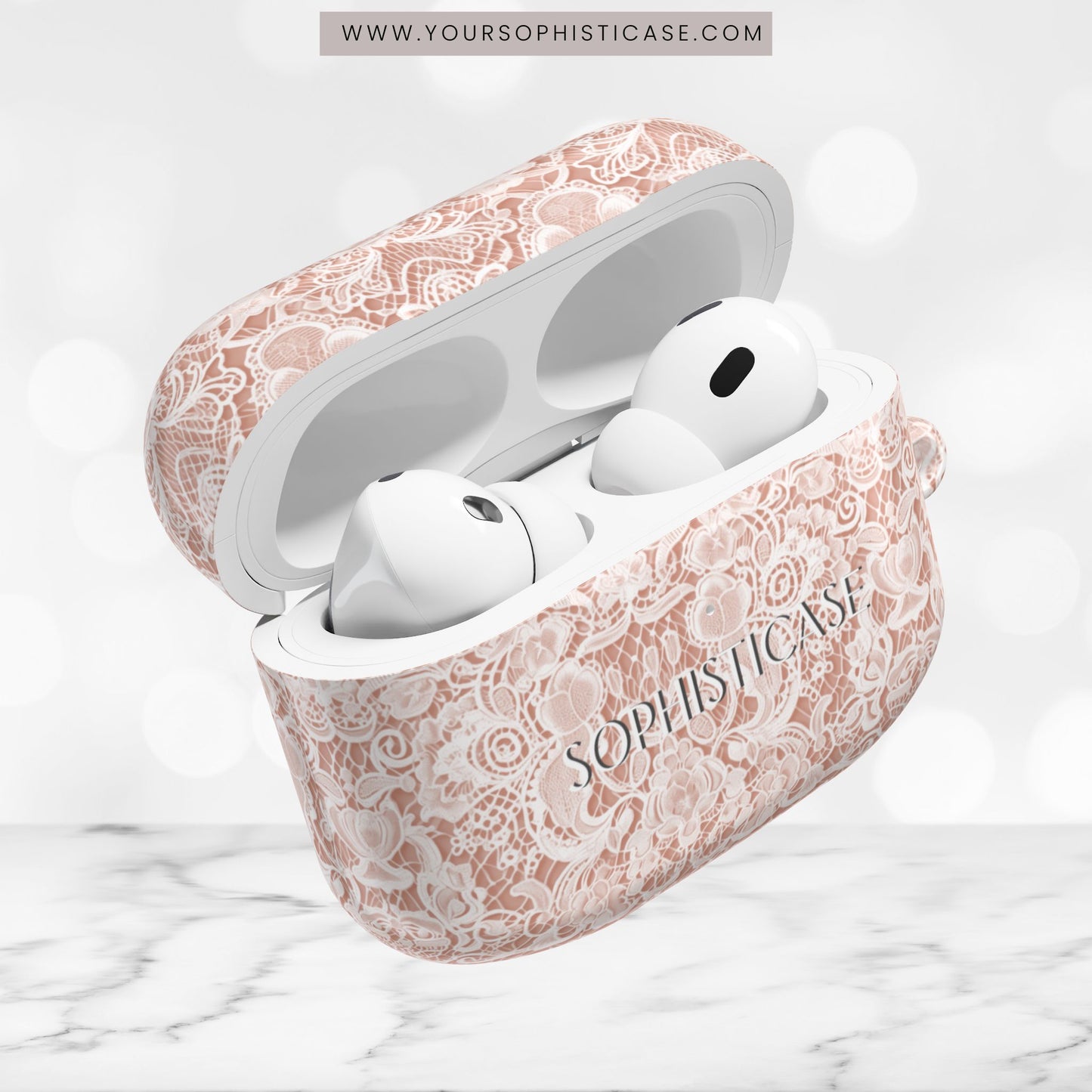 AirPod Cases - Luxe Lace in Brown