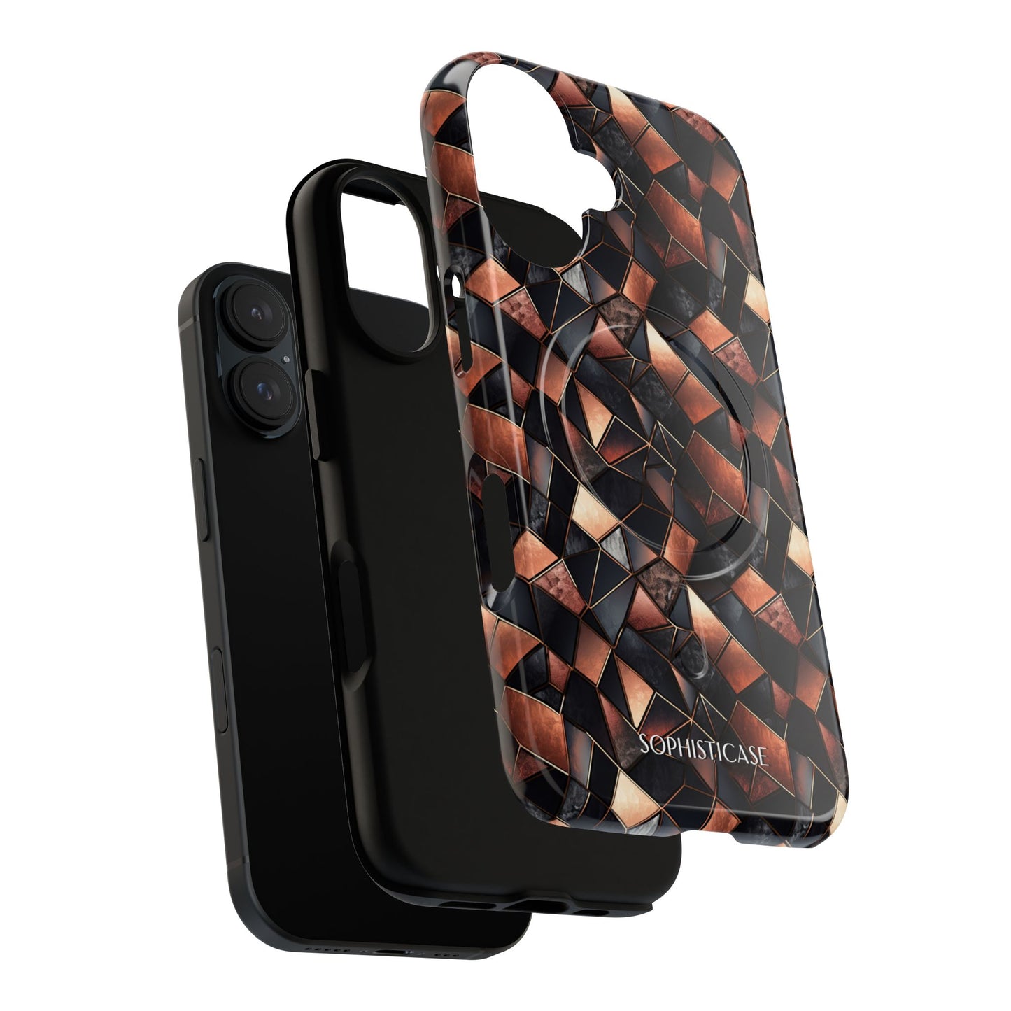 Rose' Runway in Noir Mosaic - Magsafe Case