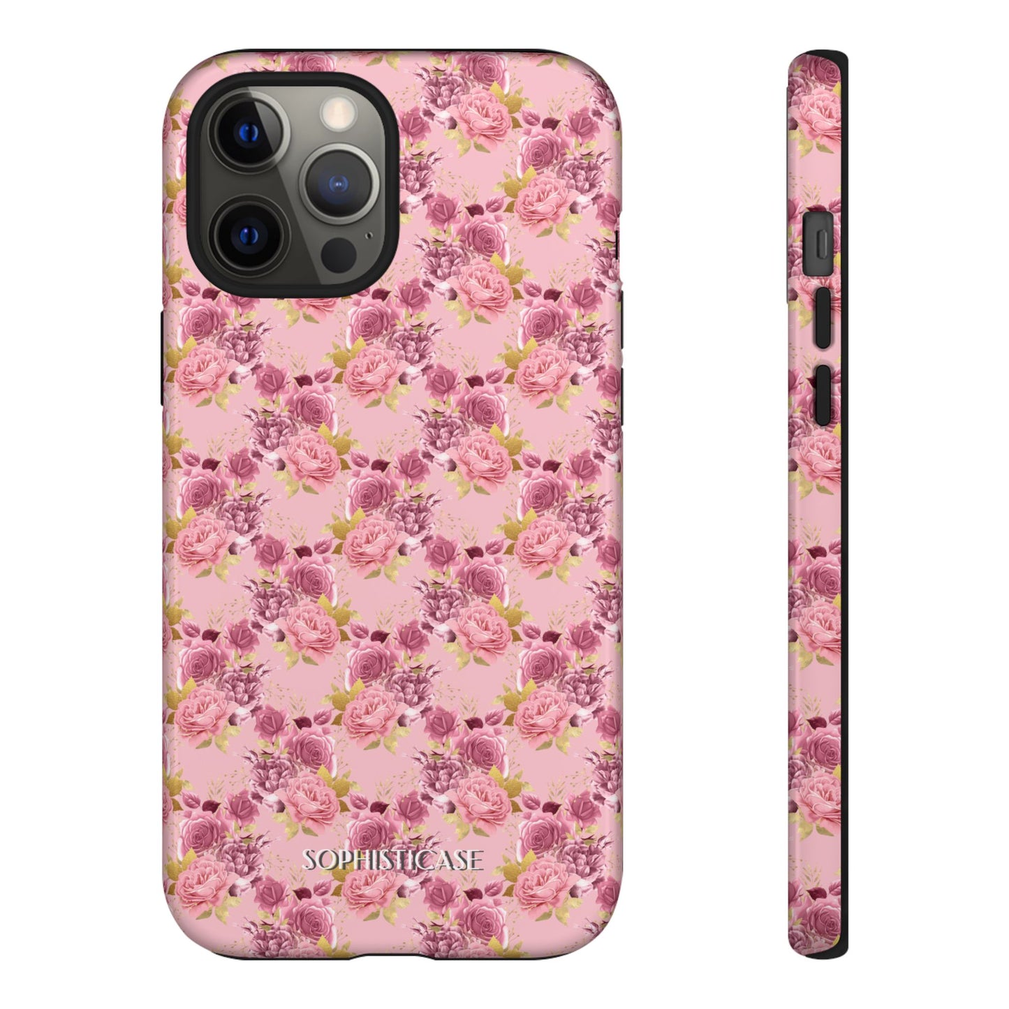 Rose Diamond Romance in Amelie - iPhone Case