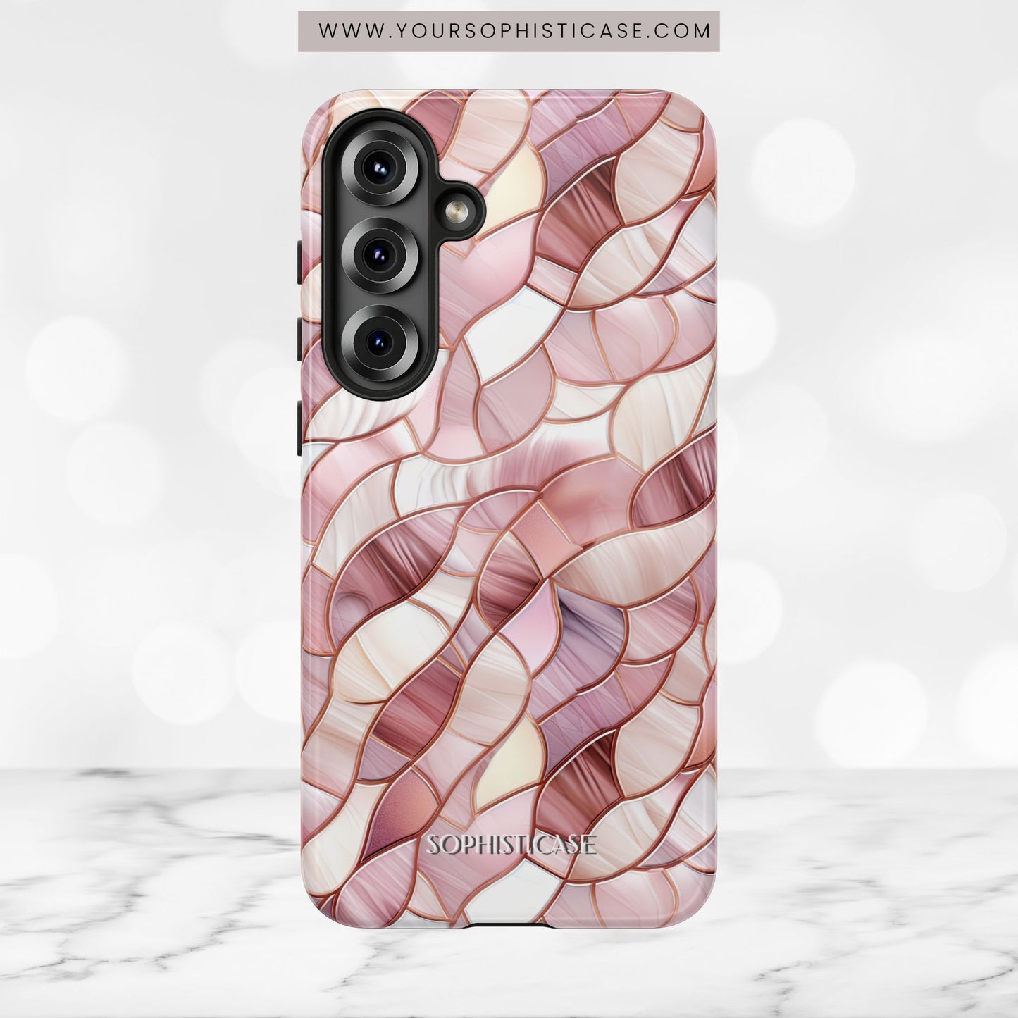 Rose' Runway in Sweet Mosaic - Tough Phone Case