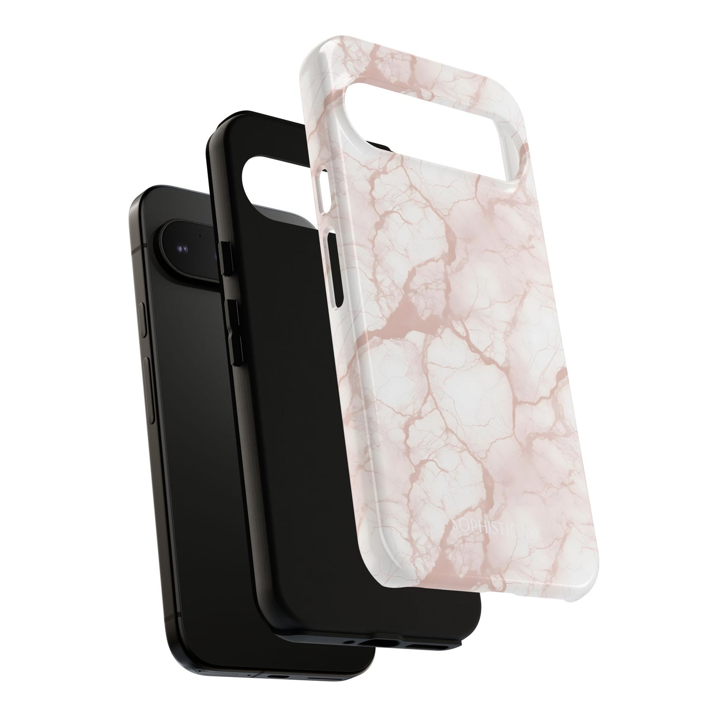 Marble Opulence in Neutral Beige - Tough Phone Case