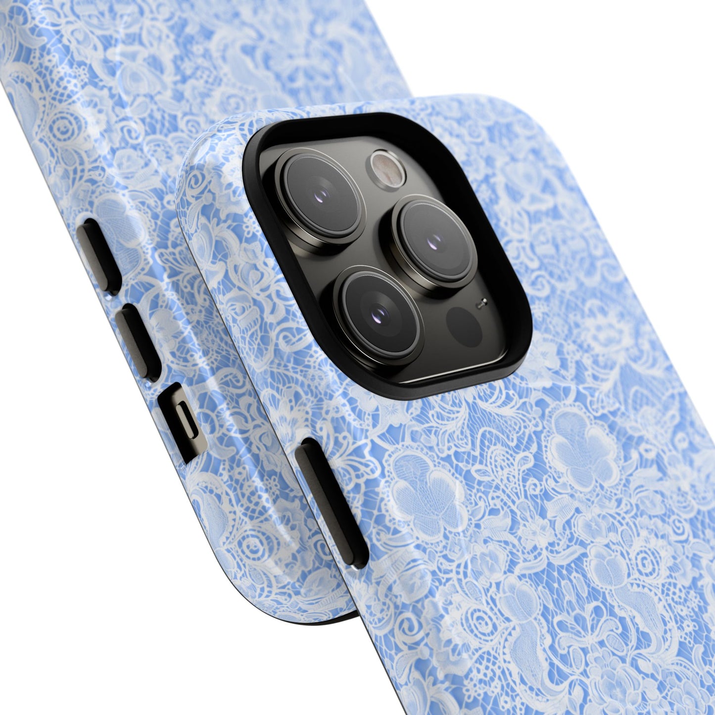 Luxe Lace in Blue - Magsafe Case