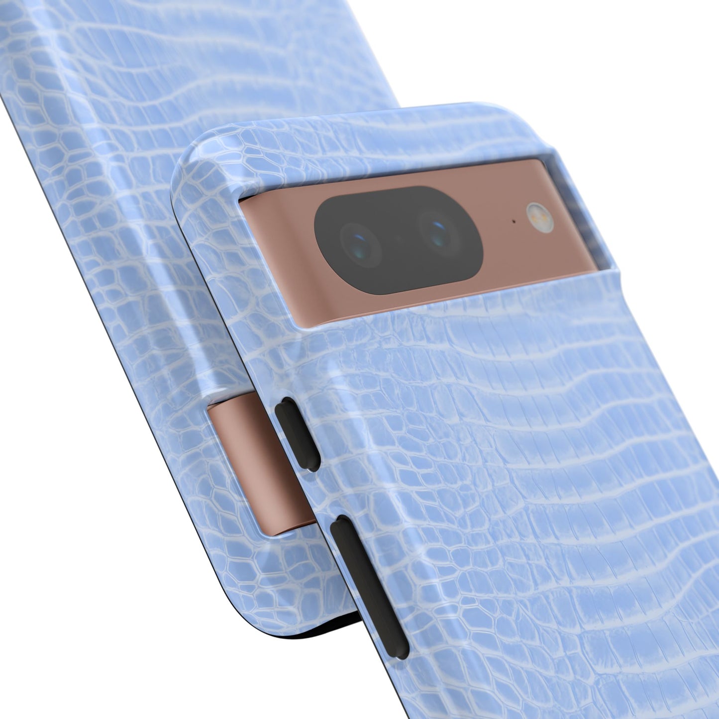 Luxe Leather in Blue - Tough Phone Case