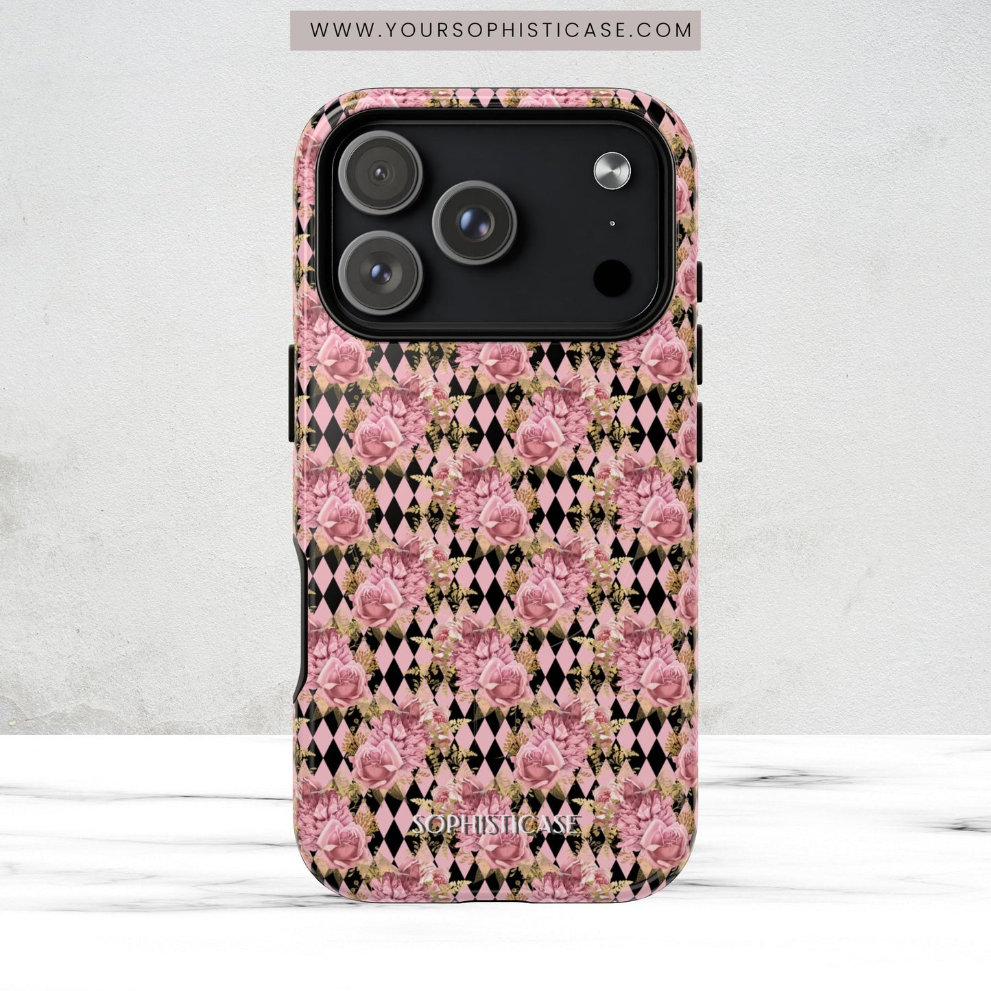 Rose Diamond Romance in Valentina - Magsafe Case