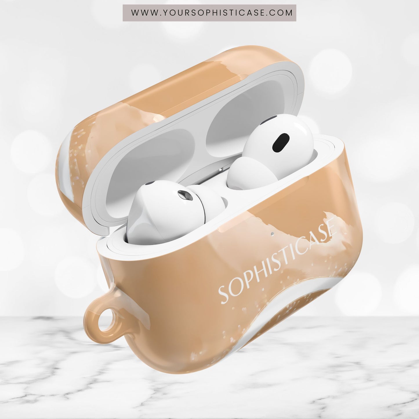 AirPod Cases - Serenity in Neutral Brown