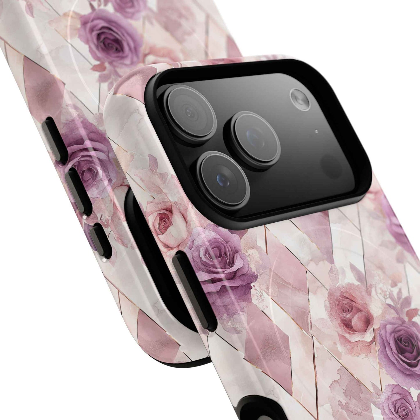 Royal Floral in Mauve Rose - iPhone Magsafe Case