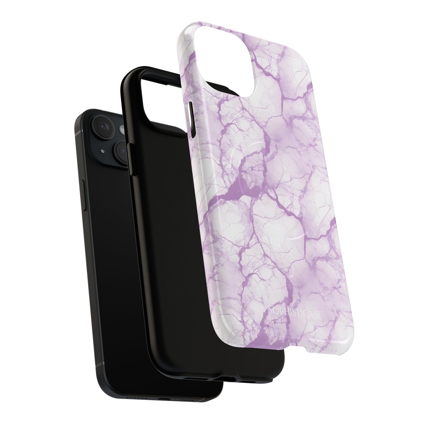 Marble Opulence in Purple - Magsafe Case