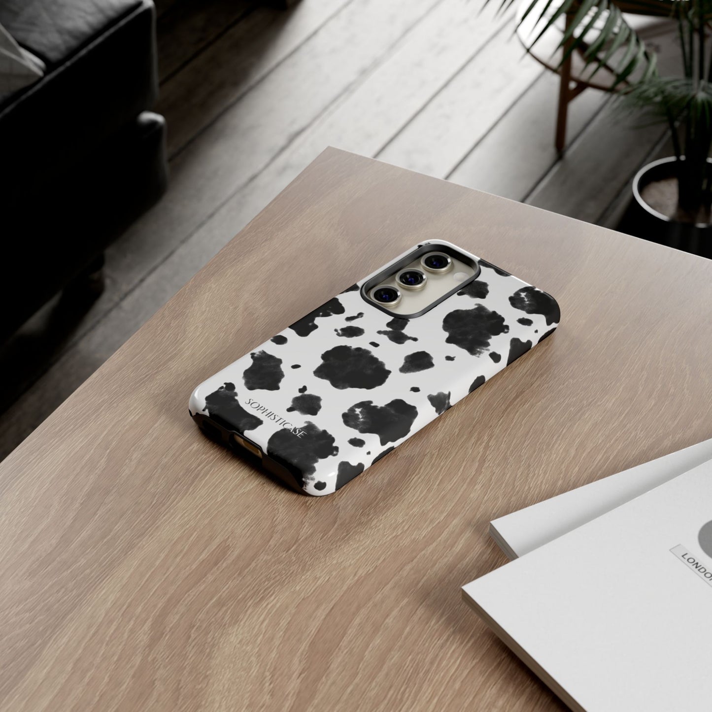 Holy Cow in Black - Tough Phone Case