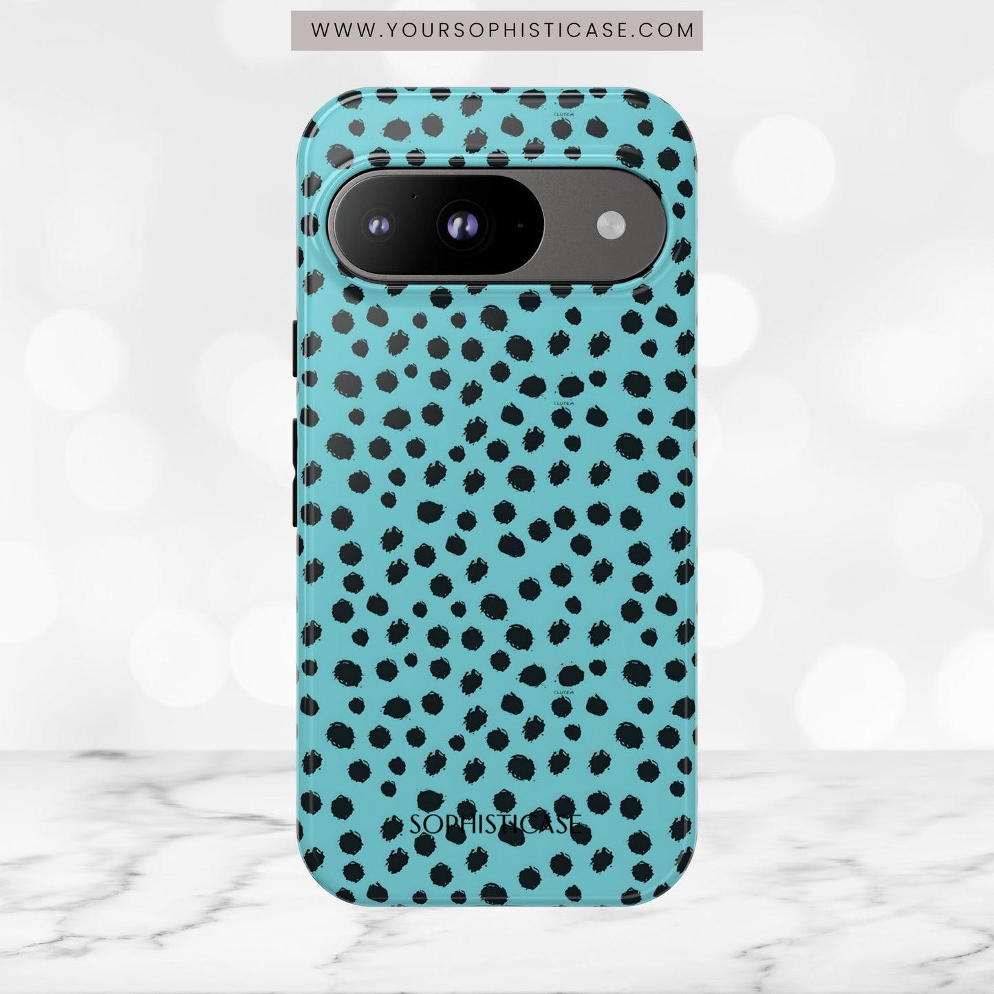 Cheetahs and Liars in Aqua - Tough Phone Case