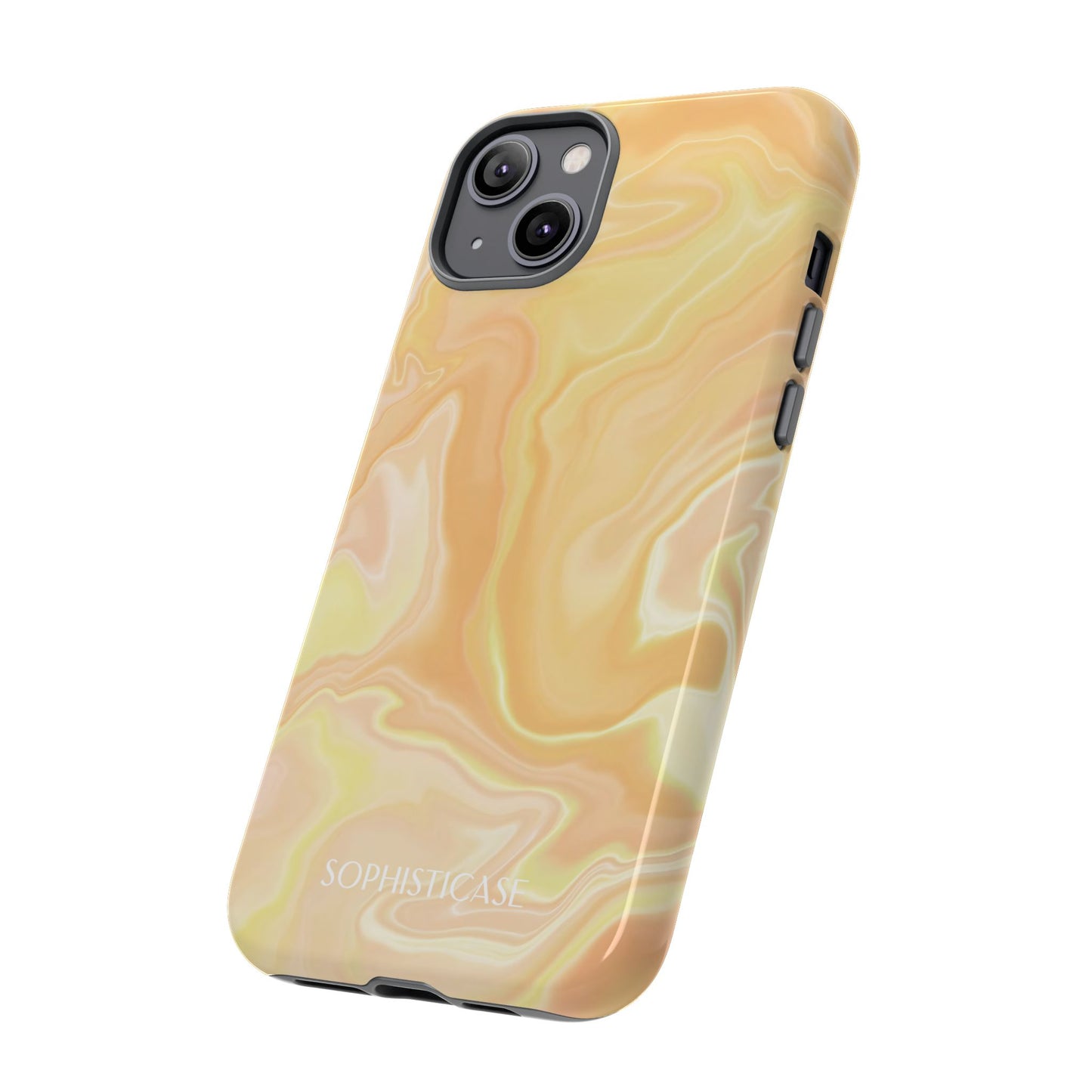 Liquid Magic in Yellow Haze - Protective Phone Case for iPhone
