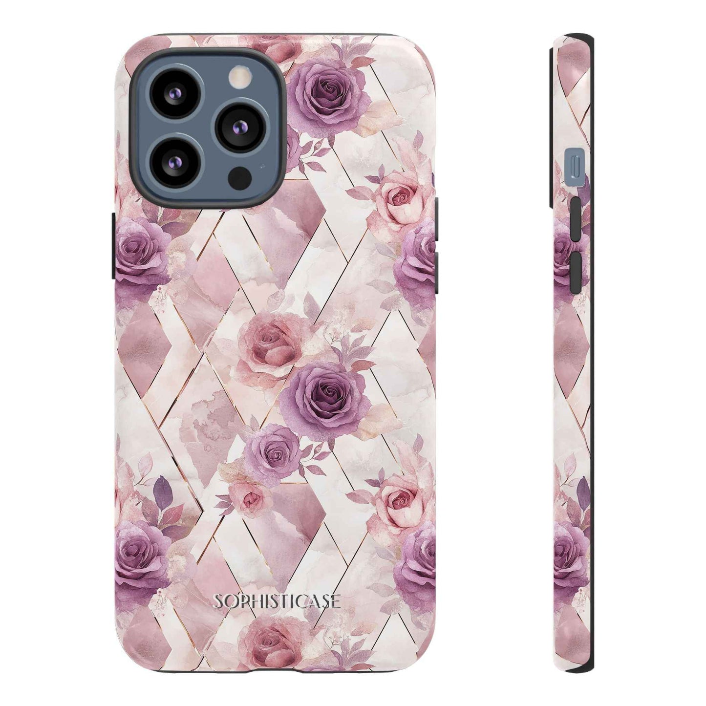 Royal Floral in Mauve Rose - Tough Phone Case