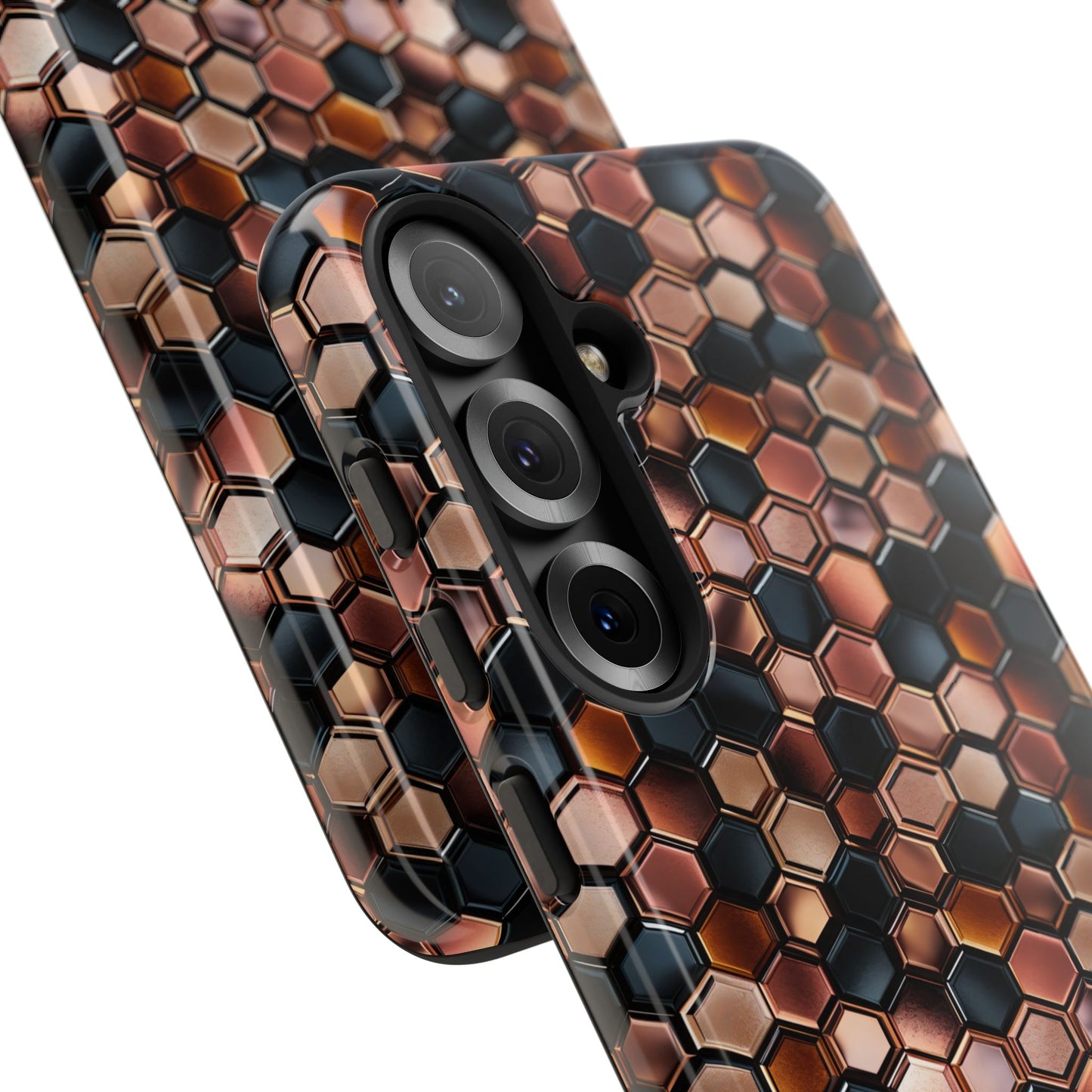 Rose' Runway in Honeycomb Mosaic - Tough Phone Case